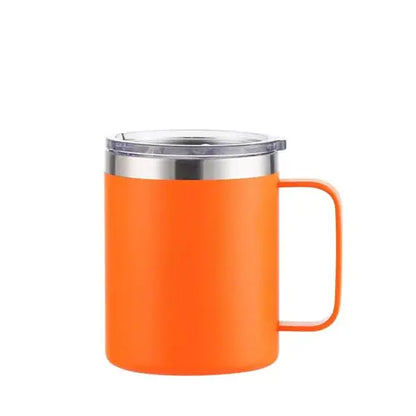 Insulated Double Wall Coffee Mug Orange 360ML Mugs & Cups coffee cup coffee cup with lid coffee mug coffee mug with lid Coffee Mugs dinning dinning table home insulated coffee cup insulated coffee mug tea and coffee cups tea cup tea mug