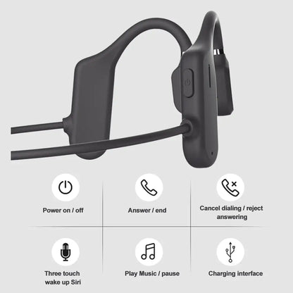 Waterproof Bluetooth Headphones Headphones & Earbuds Bluetooth bone conduction Headphones Waterproof Wireless