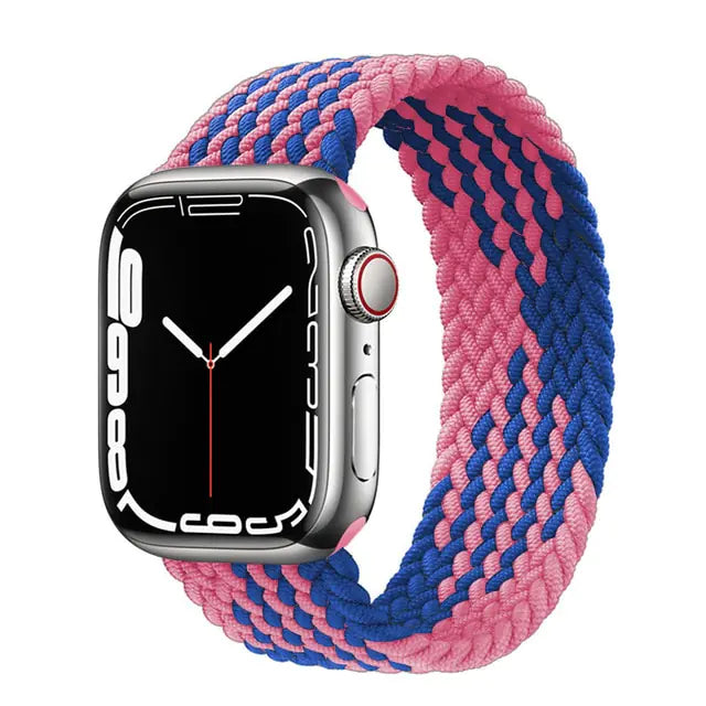 Upgrade Your Apple Watch with Our Nylon Elastic Loop Strap 19blue pink 42mm 44mm 45mm 49mm Apple Watch Bands apple watch apple watch band apple watch strap new arrival nylon {{ product_collections }} {{ product_description }}