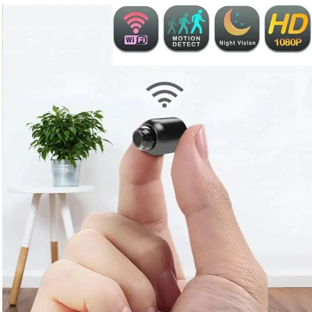 Mini WIFI Camera 1080P HD - Night Vision Included Security Cameras HD security wifi cameera home Home and Garden home security house security mini wifi camera Mini WIFI Camera 1080P HD - Night Vision Included security wifi camera wifi security camera with night vision