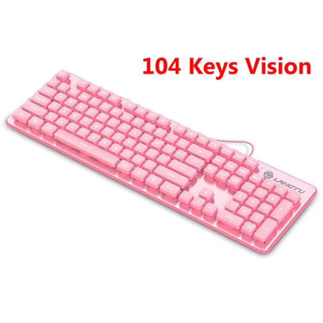 Cute Pink Wired Keyboard and Mouse Set Keyboards & Mouse computer Cute Pink Wired Keyboard and Mouse Set electronics keyboard laptop mouse