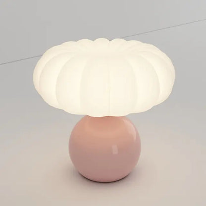 Elegant Cream Mushroom Desk Light Table Lamps ambientlight cozylighting creamlamp decorativelamp elegantlighting interiordesign mushroomlamp sophisticateddecor tablelamp whimsical {{ product_collections }} {{ product_description }}