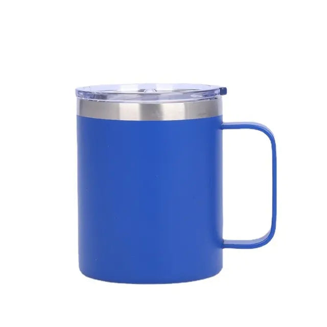 Insulated Double Wall Coffee Mug Blue 360ML Mugs & Cups coffee cup coffee cup with lid coffee mug coffee mug with lid Coffee Mugs dinning dinning table home insulated coffee cup insulated coffee mug tea and coffee cups tea cup tea mug