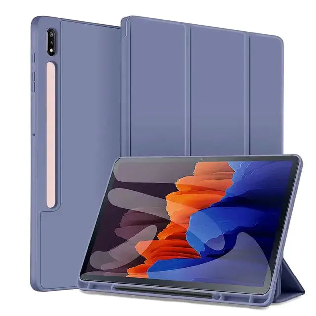 Case For Mobile Tablet Purple Tab S7 S8 PLUS 12.4 Tablet Covers & Protectors Case Case For Tablet electronics electronics accessories mobile mobile case mobile phone accessories Phone & Tablet Cases Tablet tablet cover tablet sleeve tablets sleeve