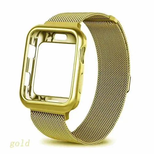 Make a Statement with Our Apple Watch Metal Bracelet Apple Watch Bands apple apple watch apple watch band apple watch strap band bracelet iwatch mesh watch {{ product_collections }} {{ product_description }}