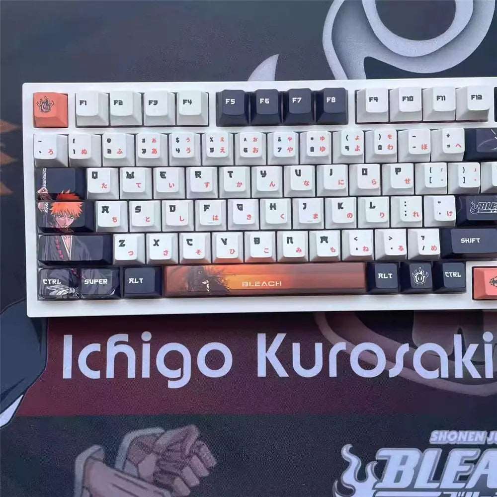 128 Keys Anime Bleach Keycaps for Cherry MX Switch Mechanical Keyboard Keyboards & Mouse 128 Keys Anime Bleach Keycaps for Cherry MX Switch Mechanical Keyboard computer electronics keyboard