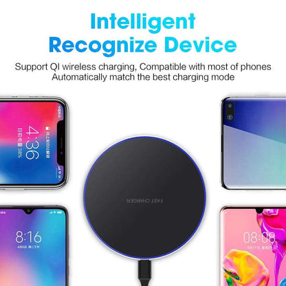 100W Wireless Charger For iPhone Wireless Charger and Time Clock 100w fast wireless charger electronics electronics accessories intelligent wireless charger iphone wireless charger matchless matchless online matchlessonline wireless charger