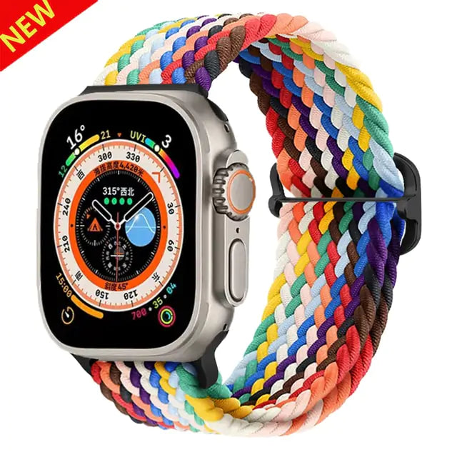 Introducing Our Nylon Braided Solo Loop Strap for Apple Watch Apple Watch Bands apple watch apple watch band apple watch strap braided nylon strap {{ product_collections }} {{ product_description }}