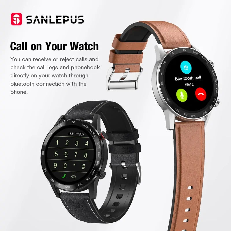 Business Smart Watch Smart Watches Business Smart Watch electronics elegant leather strap smart watch