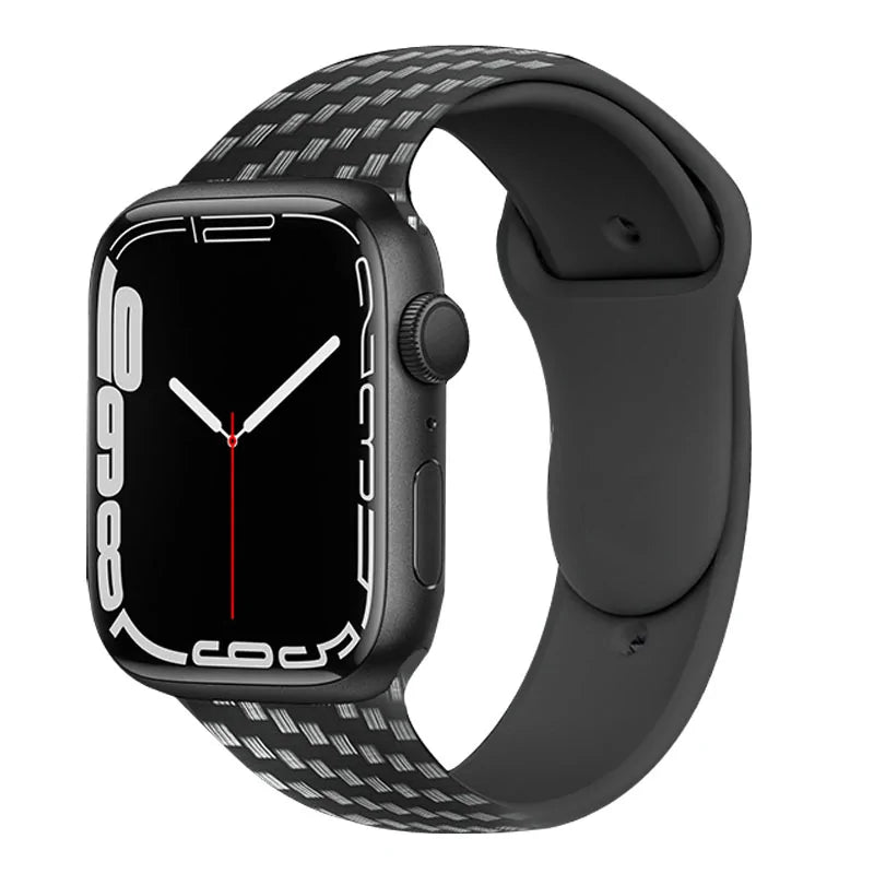 Add Sophistication with Our Carbon Fiber Strap for Apple Watch Apple Watch Bands apple watch apple watch band apple watch strap carbon fiber durable new arrival stylish {{ product_collections }} {{ product_description }}