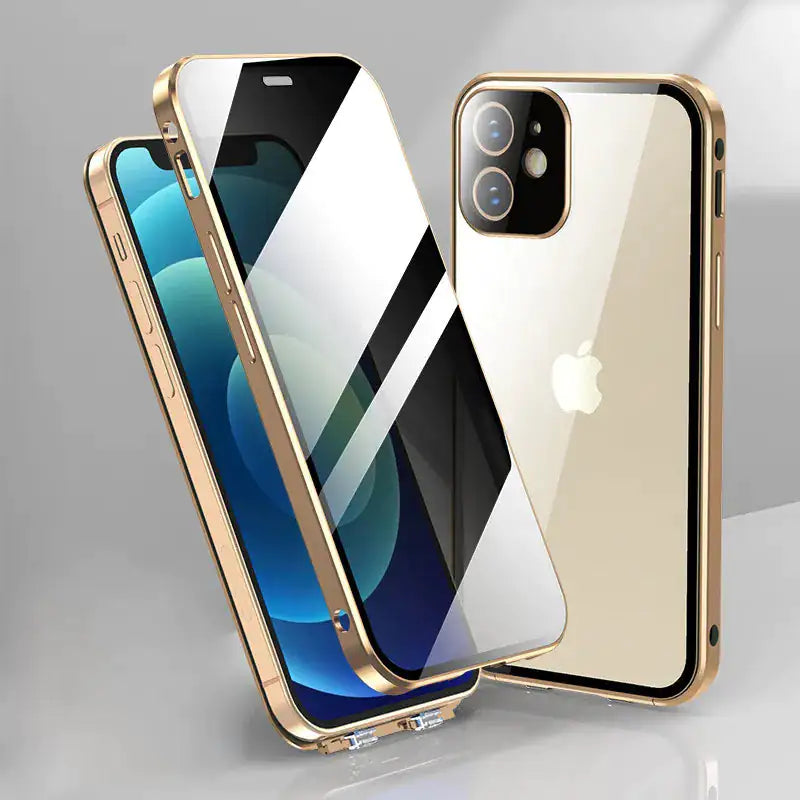 Viral iPhone Privacy Case Pro Elegant Gold I PHONE 14 PRO MAX