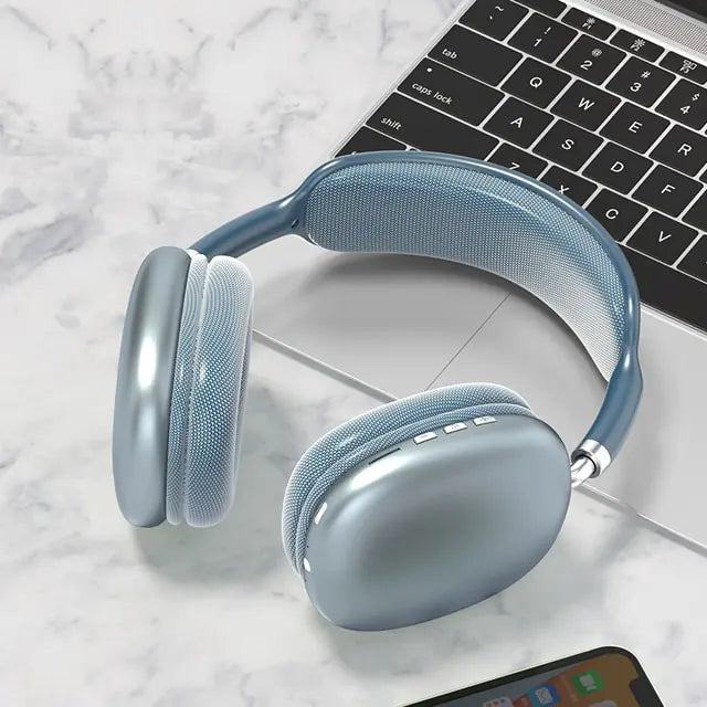 Bluetooth Headphones P9 2 Blue Headphones & Earbuds audio audio device audio devices Bluetooth bluetooth connection bluetooth headphone bluetooth headphone and earphone and earbud bluetooth headphones electronics fashion headphone headphone headphone for music Headphones headphones for sports