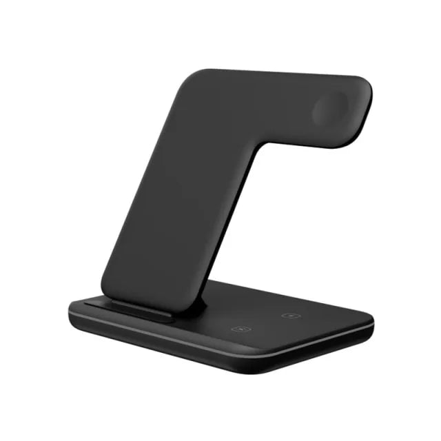 Wireless Charging Stand For Apple Watch And Iphone Black