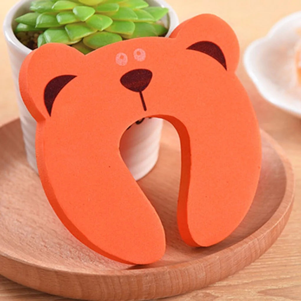 5Pcs Baby Door Stopper Hand Pinch Guard - Cartoon Animal Design Kids Protection child safety door stopper drawer stopper hinge stopper safety {{ product_collections }} {{ product_description }}