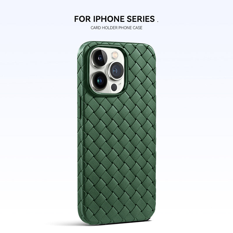 Woven Pattern Phone Case | Breathable Heat Dissipation | Drop-resistant Protective Cover Cangling Green iPhone cases best breathable heat dissipation iPhone iPHone case new arrival {{ product_collections }} {{ product_description }}