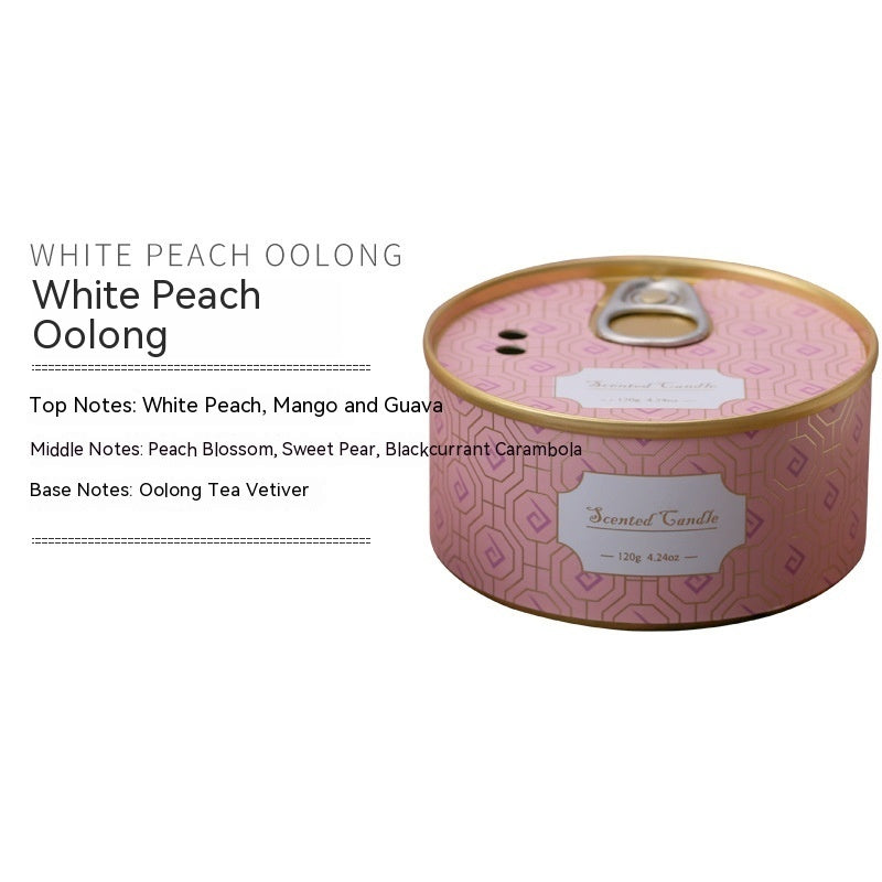 Decorative Ornaments Smokeless Handmade Fragrance Candle White Peach Oolong 100ml Candles candles decor fragrance candle home scented candle