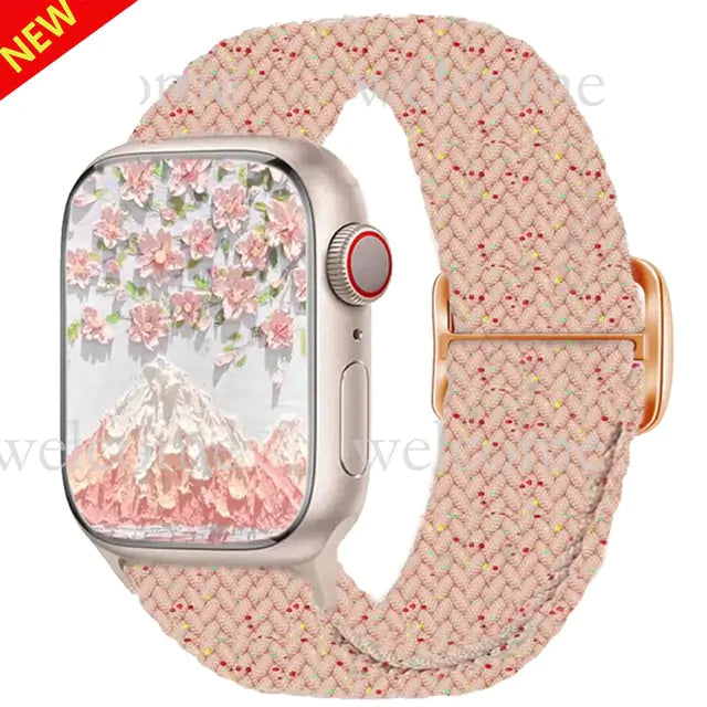 Introducing Our Nylon Braided Solo Loop Strap for Apple Watch Apple Watch Bands apple watch apple watch band apple watch strap braided nylon strap {{ product_collections }} {{ product_description }}