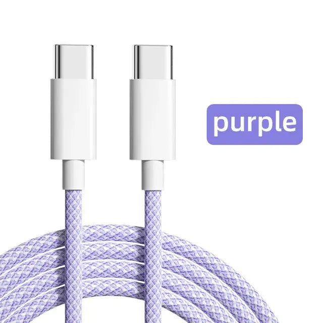 USB Type-C to Type-C Cable Lavanda 1.5 m Charging Cables apple products c type charging cable devices durable charging cable electronics fast charging cable iphone mobile charging cable tablet charging cable {{ product_collections }} {{ product_description }}