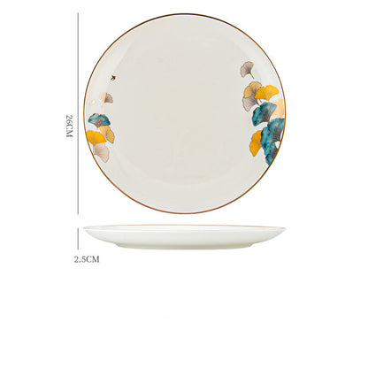 Dinner Plates Ceramic Steak Plate Web Porcelain 10in moonlight 1PCS Dinner Sets bowls ceramic plates dinner set dinning table home plates