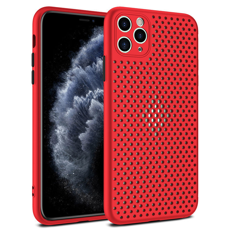 Ultimate Breathable Heat Dissipation iPhone Mesh Case | Anti-Drop Protection Red iPhone cases breathable heat dissipation iPhone iPhone case light weight vibrant {{ product_collections }} {{ product_description }}