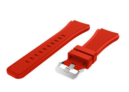 Suitable For Samsung Gear S3 Classic Official Same Silicone Breathable Strap Red Watch Strap electronics smart watch smart watch band smart watch strap