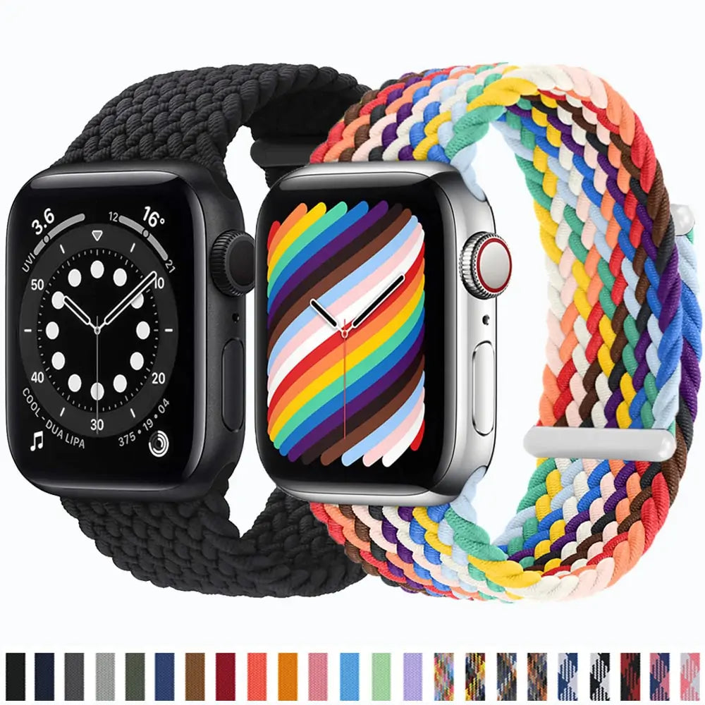 Introducing Our Nylon Braided Solo Loop Strap for Apple Watch Apple Watch Bands apple watch apple watch band apple watch strap braided nylon strap {{ product_collections }} {{ product_description }}