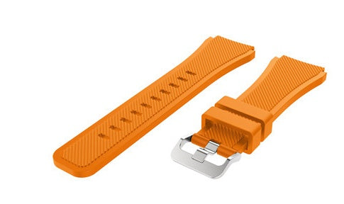 Suitable For Samsung Gear S3 Classic Official Same Silicone Breathable Strap Orange Watch Strap electronics smart watch smart watch band smart watch strap