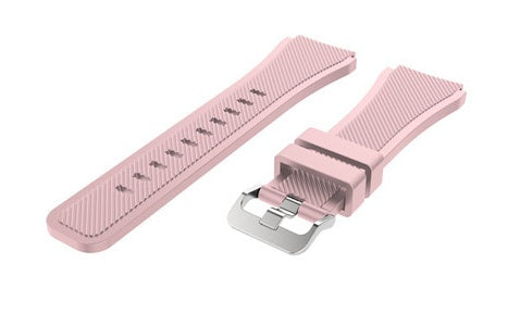 Suitable For Samsung Gear S3 Classic Official Same Silicone Breathable Strap Light pink Watch Strap electronics smart watch smart watch band smart watch strap