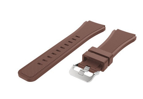 Suitable For Samsung Gear S3 Classic Official Same Silicone Breathable Strap Coffee Watch Strap electronics smart watch smart watch band smart watch strap