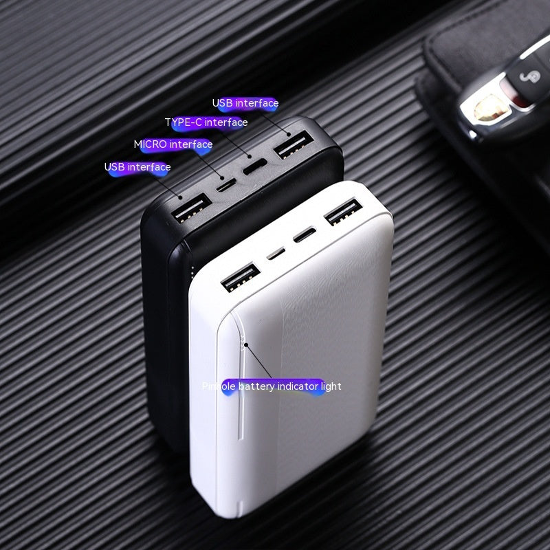 Power Bank Light Display Screen Display Vest Coat Ultra-thin Portable Power Source Power Banks C Type Dual electronics portable power bank USB