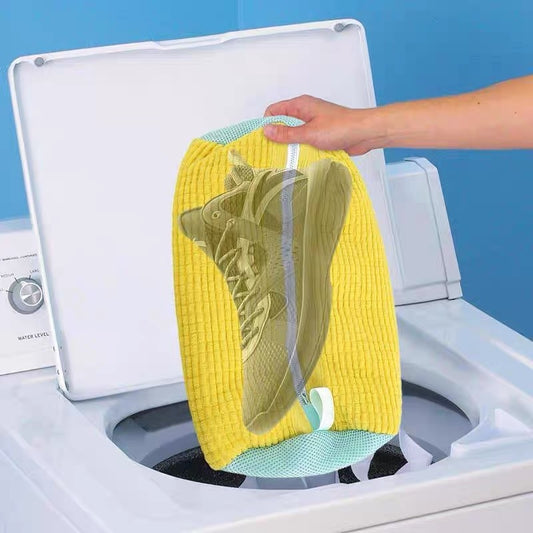 Home Apparatus Washing Shoe Bag Anti-deformation Washing And Protection Cleaning Tools home home accessories shoe washing bag