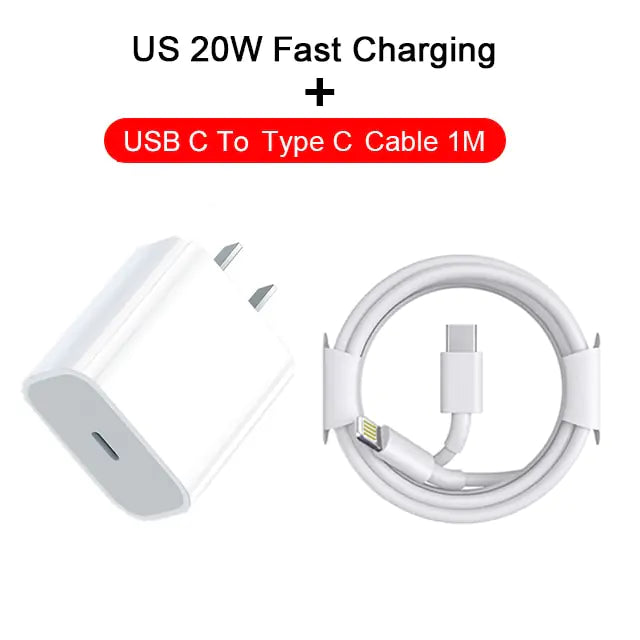 20W Fast Charger For iPhone White US 20W Charger Adapters & Converters c type charging cable Charger electronics electronics accessories iPhone iphone charging and data cable iphone fast charging cable matchless matchless online matchlessonline mobile phone charging cable