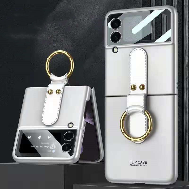 Samsung Galaxy Z Flip3 Phone Case Ring Silver SM GalaxyZFlip3 Mobile Phone Cover & Protectors case cover electronics flip mmobile phone cover mobile phone case samsung