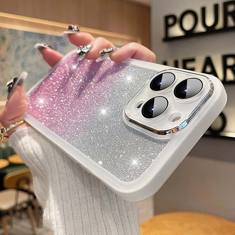 Gradient Glitter Silicone Soft Case | Fashion & Luxury iPhone Protection iPhone cases anti fall protection best quality electroplated glitter iPhone iPhone case new arrival premium premium design premium quality shock proof {{ product_collections }} {{ product_description }}