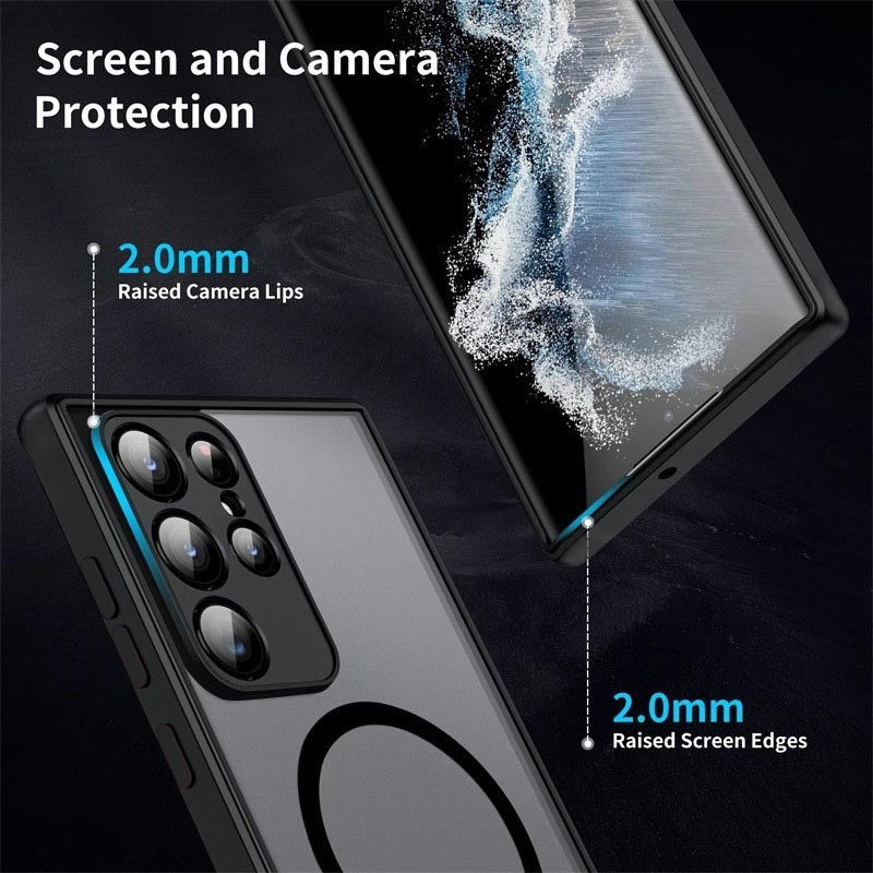 Applicable To S24 Phone Case Magnetic Suction GalaxyS23Ultra Oil Injection Skin Feeling Matte 0 Mobile Cases New Arrival Phone Cases Samsung Samsung Cases {{ product_collections }} {{ product_description }}