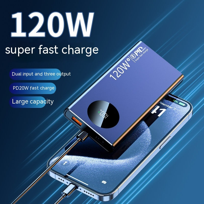 New Super Fast Charge Power Bank Power Banks 120 W 20000 mAh 30000 mAh electronics fast charging portable power bank