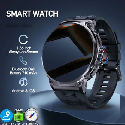 Round Screen Heart Rate Blood Oxygen Multi-sports Watch Smart Watches bluetooth calling electronics round dial smart watch