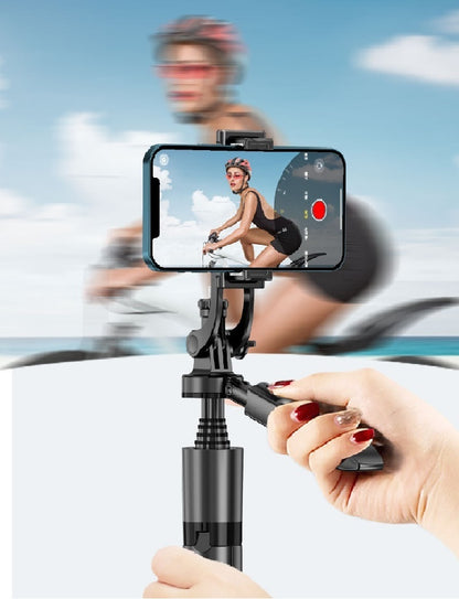 360 Auto Face Tracking Gimbal AI Smart Gimbal Face Tracking Auto Phone Holder For Smartphone Video Vlog Live Stabilizer Tripod Mobile Phone Holder electronics face tracking influencers mobile phone holder video video accessories video device video making