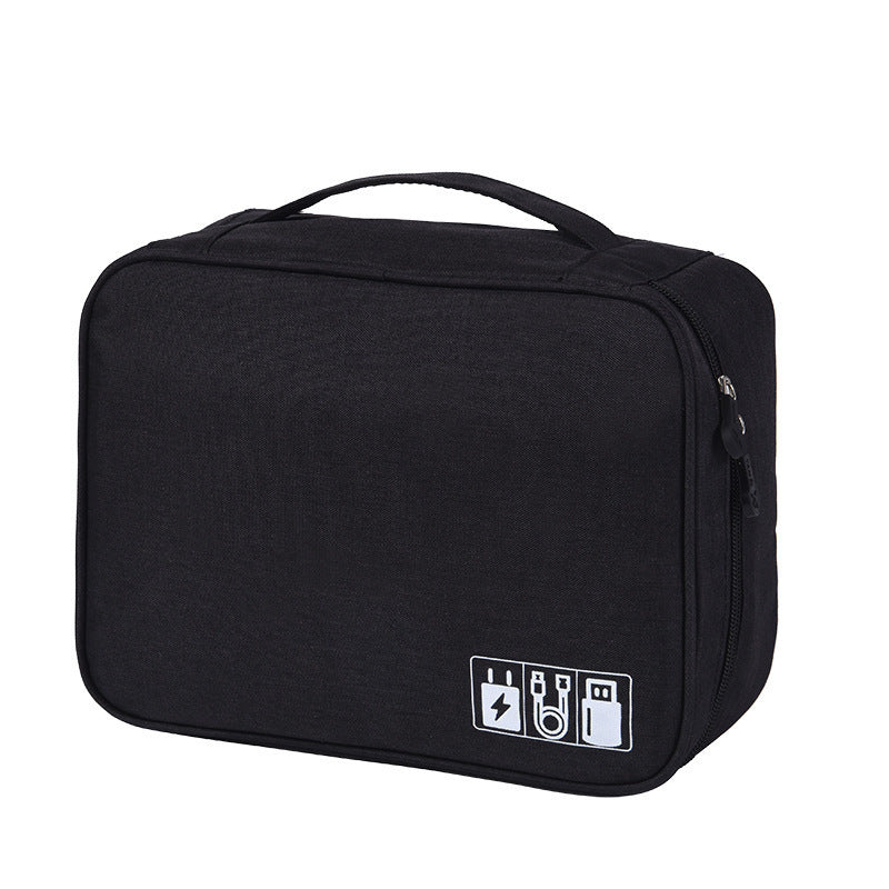 Digital Bag Mobile Phone Data Cable Storage Bag Black Storages & Racks cable box cable pouch electronics electronics accessories electronics box organizer storage travel bag