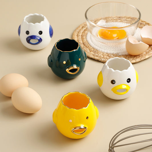 Innovative Ceramic Egg White & Yolk Separator - Creative Kitchen Filter Tool Egg seaprator cute egg seaprator egg separator kitchen kitchen accessories kitchen gadgets kitchen must haves kitchen tools kitchen utensils {{ product_collections }} {{ product_description }}