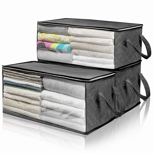 Non-woven Quilt Storage Bag Clothing Storage Storages & Racks clothes home organizer quilt storage wardrobe