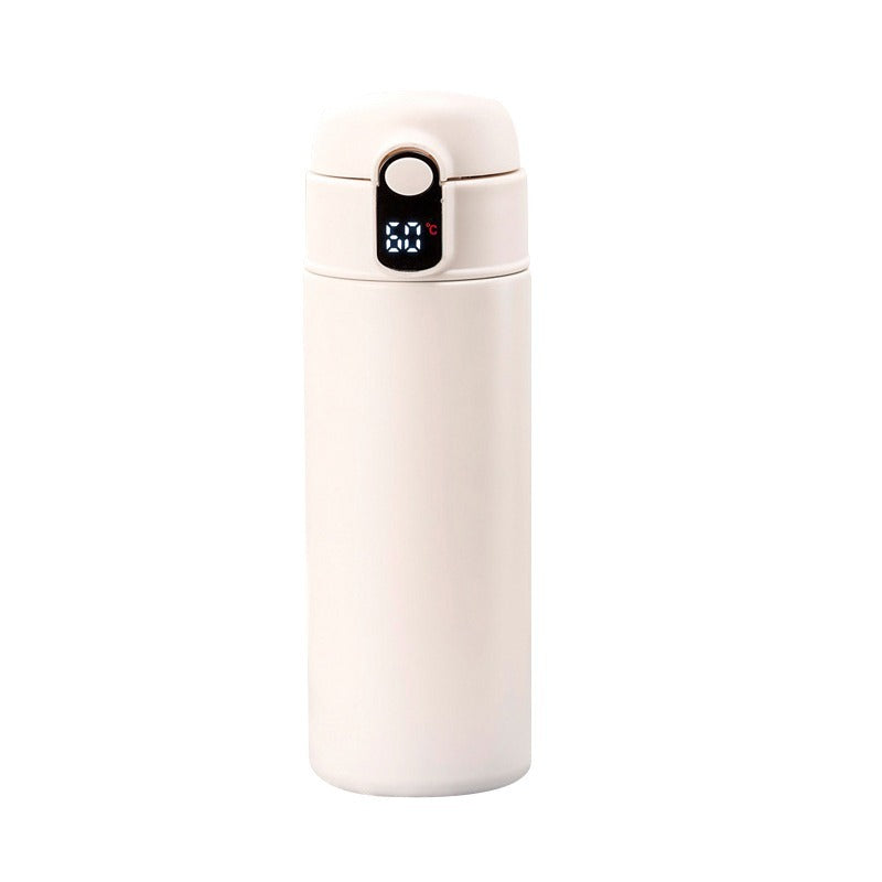 316 Stainless Steel Insulation Cup Large Capacity Children's Water Bottle With Straw White 520ml Tumblers, Bottles & Glass dinning table home insulated water bottle kitchen portable push button stainless steel water bottle