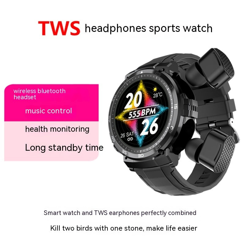 M68puls Smart Watch TWS Bluetooth Headset 2-in-1 Smart Watches electronics smart watch smart watch earphone