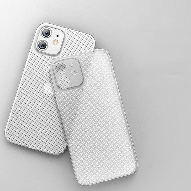 Grid Heat Dissipation & Breathable Ultra-thin iPhone Case | Ultimate Minimalist Protection White iPhone cases breathable heat dissipation iPhone iPhone case lens protection lens protector lens protectors new arrival PP {{ product_collections }} {{ product_description }}