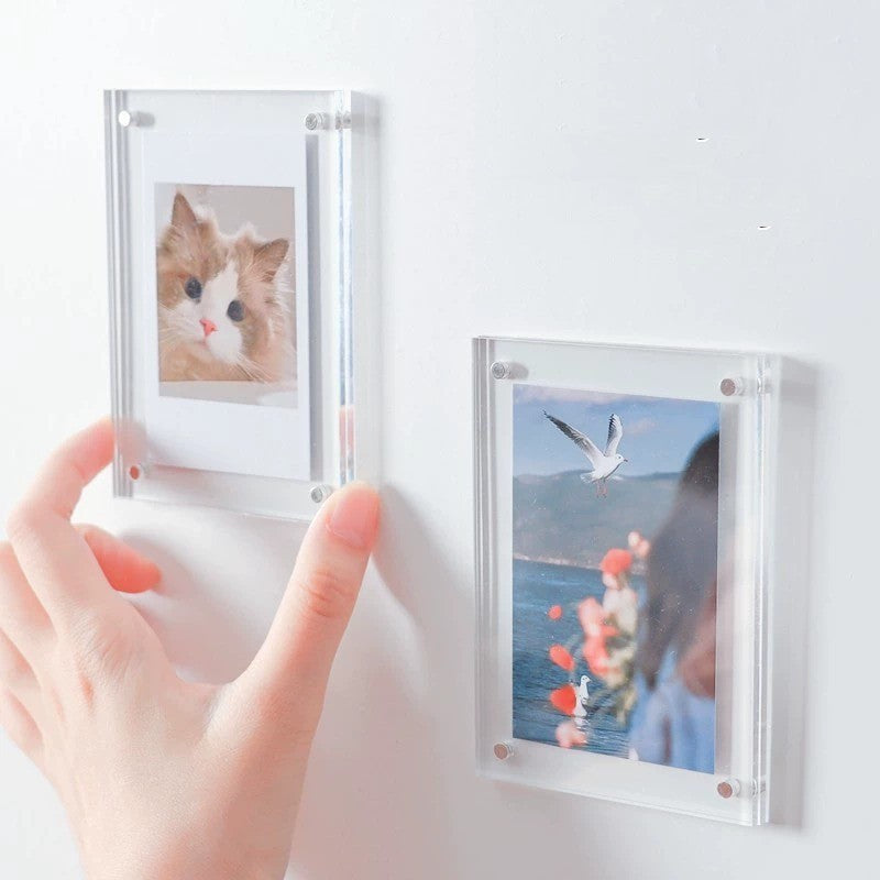 Acrylic Photo Frame Magnetic Photo frames decor home photo frame