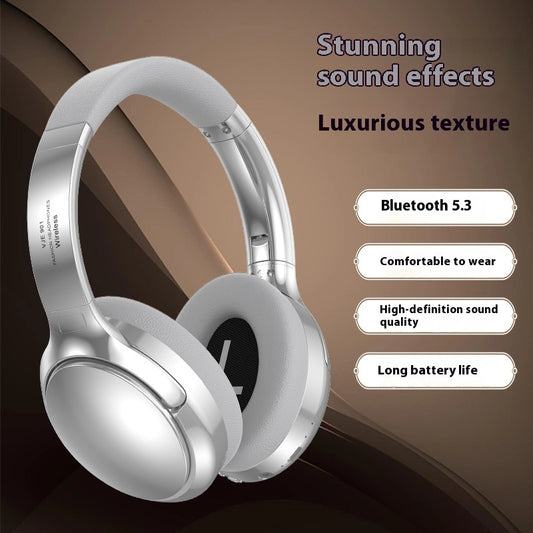 Retro Headset Metal Bluetooth Headset 53 Sport Wireless Headphone Headphones & Earbuds anc audio bluetooth electronics headphone noise cancellation wireless