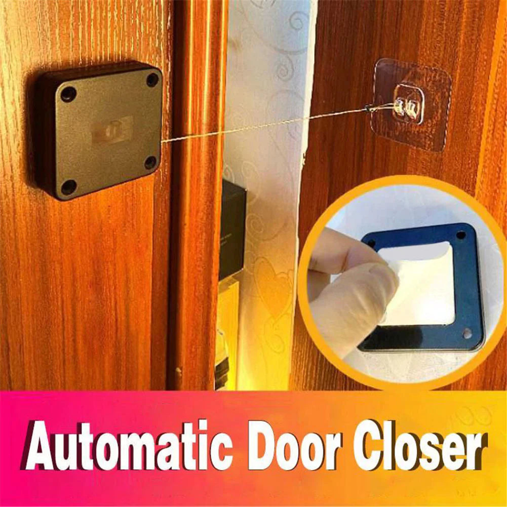 Door Closer Tension Box Door Lock Safety Automatic Closing Device Door Closer Door Closers door locks home safety