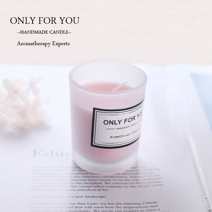 Fragrance Essential Oil Soy Wax Aromatherapy Candle Cup Pink Candles candles decor home scented candles