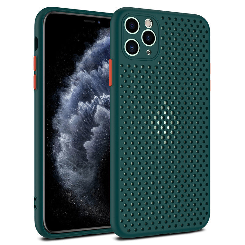 Ultimate Breathable Heat Dissipation iPhone Mesh Case | Anti-Drop Protection Dark green iPhone cases breathable heat dissipation iPhone iPhone case light weight vibrant {{ product_collections }} {{ product_description }}