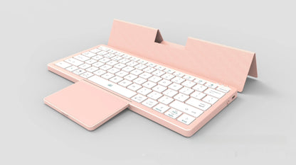 Three-in-one Wireless Bluetooth Touch Pad Wireless Keyboard Leather Sheath Stand Ipad Mobile Phone Universal Pink White Hardcover 0 apple iPad iPad case iPad keyboard multi ports stylish {{ product_collections }} {{ product_description }}